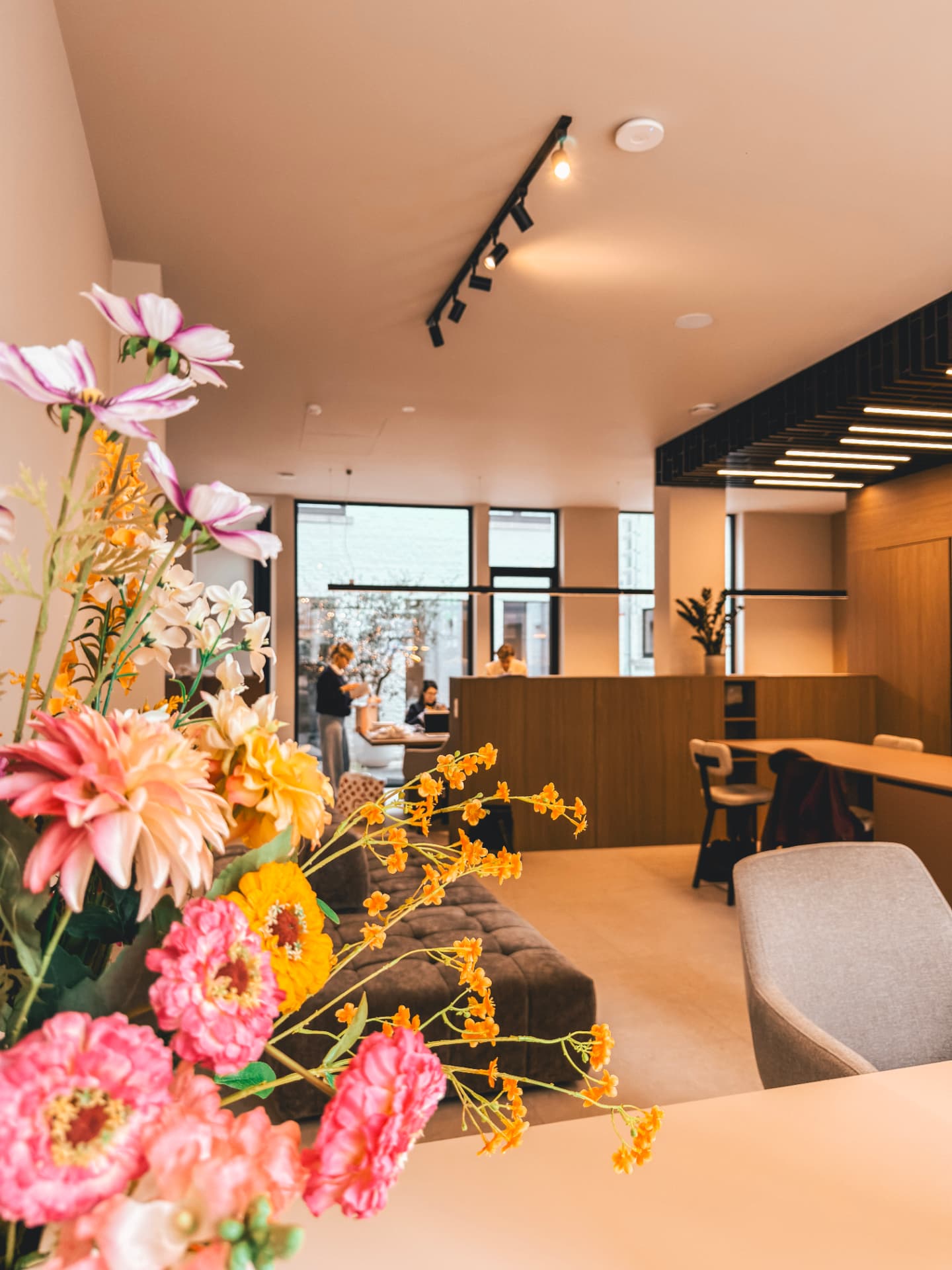 Lounge in ons kantoor in Leuven